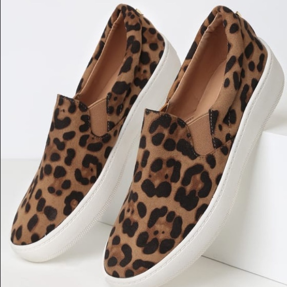 Leopard Slip-On Sneakers